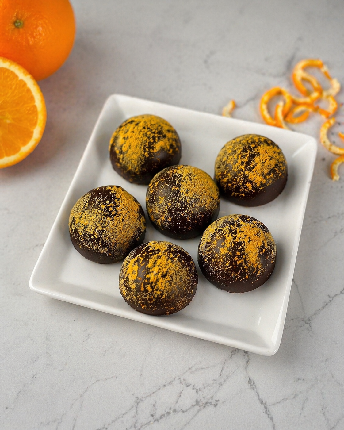Cocoa Citrus Protein Power Bites