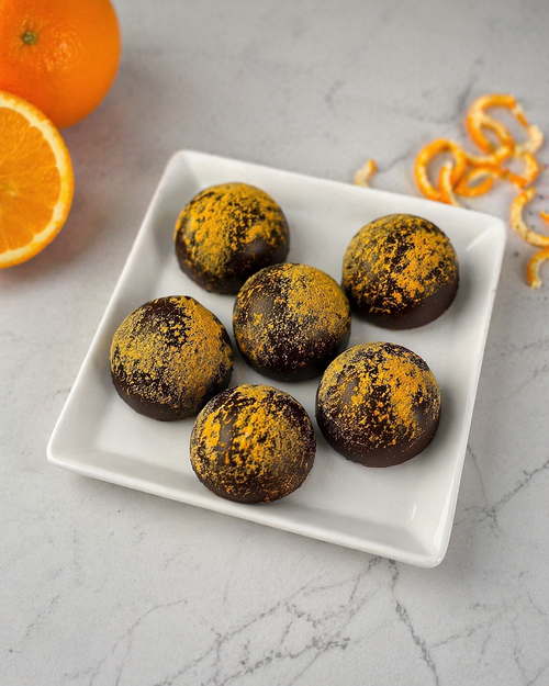 Cocoa Citrus Protein Power Bites
