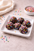 Birthday Cake Protein Power Bites