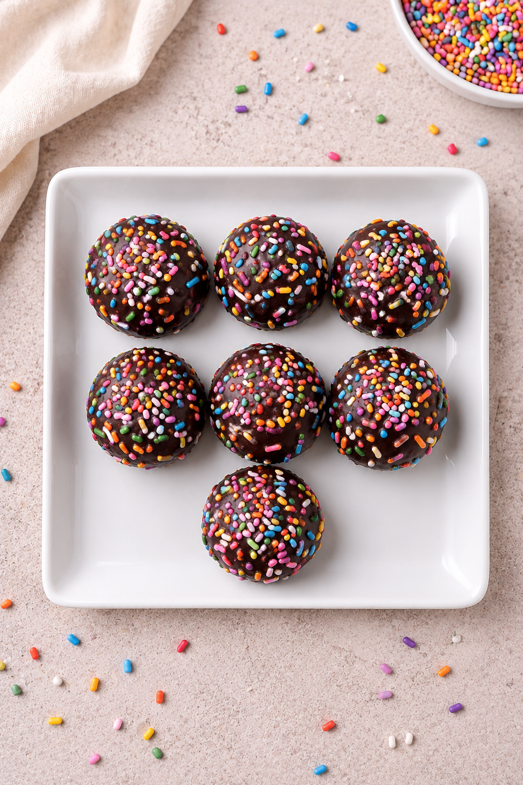 Birthday Cake Protein Power Bites