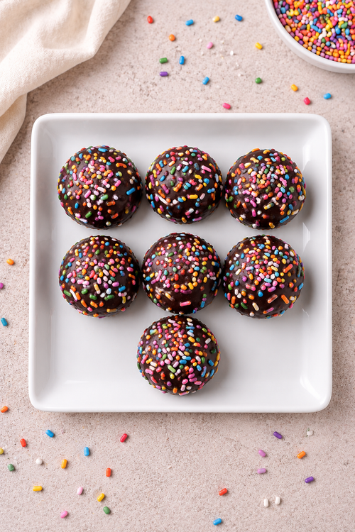 Birthday Cake Protein Power Bites