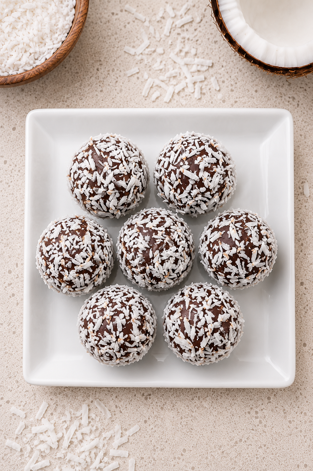 Tropical Coconut Protein Power Bites