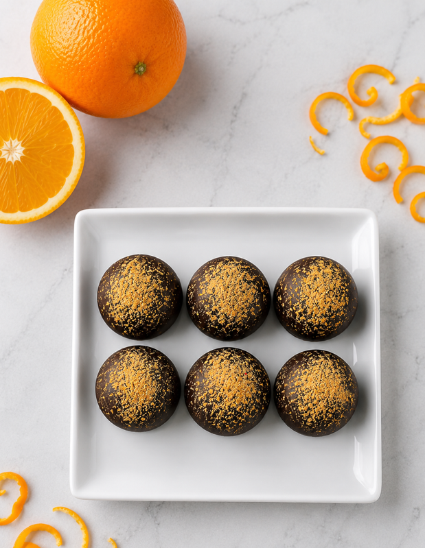 Cocoa Citrus Protein Power Bites