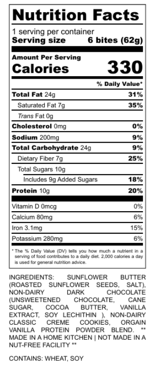 Cookies & Cream Protein Power Bites