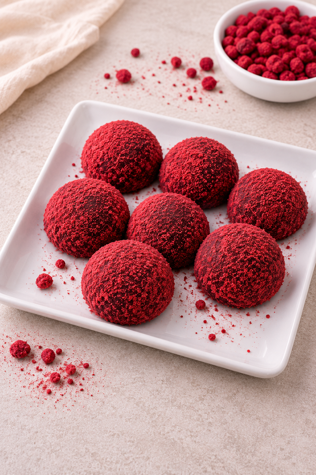 Raspberry Tart Protein Power Bites